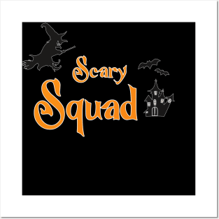 scary squad halloween Posters and Art